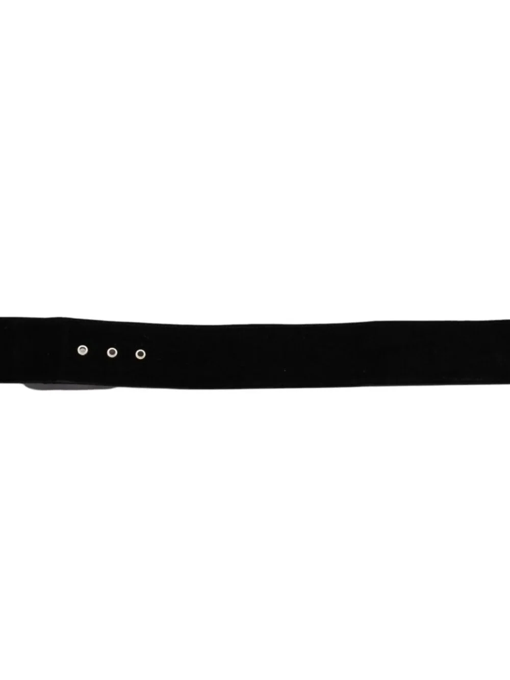 Chanel Belt Velvet Velour 65/26 Black Gold